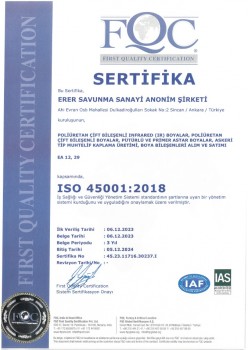 ISO 45001:2018 İş Sağlığı ve Güvenliği Yönetim Sistemi